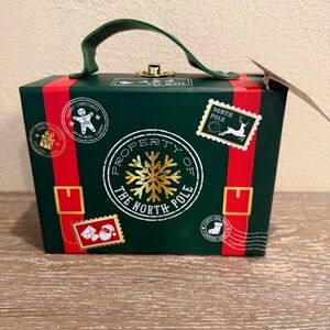 Target Bullseye Playground Christmas 2025 Suitcase Decor Box - North Pole Design